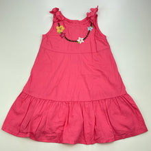 Load image into Gallery viewer, Girls Gymboree, embroidered lightweight cotton dress, mark lower front, FUC, size 2, L: 49cm