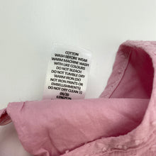 Load image into Gallery viewer, Girls Target, lined pink cotton playsuit, GUC, size 10,  