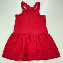 Load image into Gallery viewer, Girls Mango, red Christmas casual dress, FUC, size 3, L: 52cm