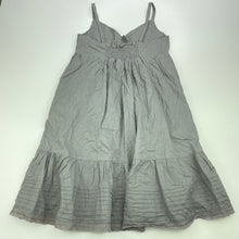 Load image into Gallery viewer, Girls Kids Stuff, lined lightweight cotton summer dress, GUC, size 6, L: 66cm