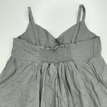 Load image into Gallery viewer, Girls Kids Stuff, lined lightweight cotton summer dress, GUC, size 6, L: 66cm