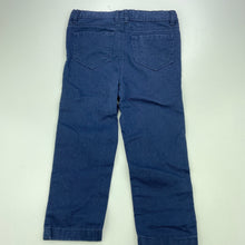 Load image into Gallery viewer, Boys Fun Spirit, navy cotton pants, adjustable, Inside leg: 33cm, GUC, size 2,  