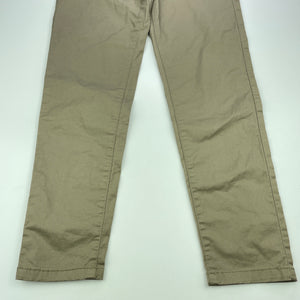 Boys Anko, stretch cotton chino pants, adjustable, Inside leg: 63cm, EUC, size 10,  