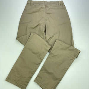 Boys Anko, stretch cotton chino pants, adjustable, Inside leg: 63cm, EUC, size 10,  