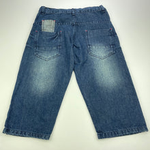 Load image into Gallery viewer, Boys Max Boys, cropped denim pants, adjustable, Inside leg: 35cm, FUC, size 8-9,  
