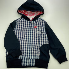 Load image into Gallery viewer, Boys OK.OU, lined lightweight hooded jacket, EUC, size 4-5,  