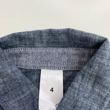 Load image into Gallery viewer, Boys Target, cotton long sleeve shirt, GUC, size 4,  