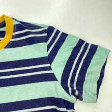 Load image into Gallery viewer, Boys Milkshake, striped cotton pyjama t-shirt / top, FUC, size 5,  