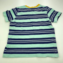 Load image into Gallery viewer, Boys Milkshake, striped cotton pyjama t-shirt / top, FUC, size 5,  