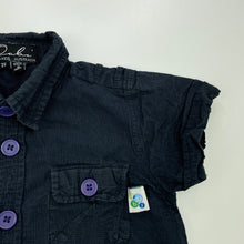 Load image into Gallery viewer, Boys Oobi, blue cotton short sleeve shirt, FUC, size 3,  