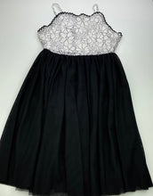 Load image into Gallery viewer, Girls KID, floral lace &amp; tulle formal / party dress, GUC, size 16, L: 88cm