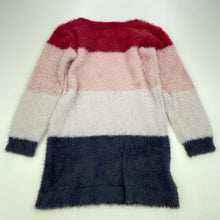 Load image into Gallery viewer, Girls Anko, soft fluffy stretchy casual dress, GUC, size 4, L: 50cm