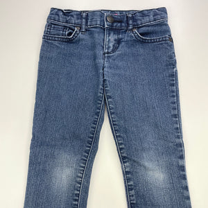 Girls The Place, super skinny stretch denim jeans, adjustable, Inside leg: 40cm, FUC, size 4,  