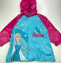 Load image into Gallery viewer, Girls Disney, Frozen PVC rain jacket / coat, L: 50cm, FUC, size 2-3,  