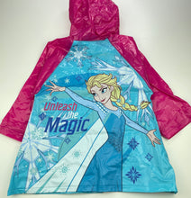 Load image into Gallery viewer, Girls Disney, Frozen PVC rain jacket / coat, L: 50cm, FUC, size 2-3,  