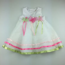 Load image into Gallery viewer, Girls L J Fashions, party / wedding / flower girl dress, GUC, size 12 months