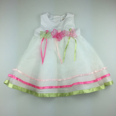Girls L J Fashions, party / wedding / flower girl dress, GUC, size 12 months