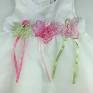 Girls L J Fashions, party / wedding / flower girl dress, GUC, size 12 months