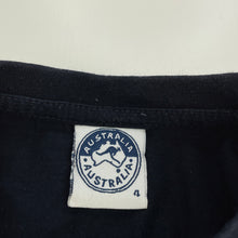 Load image into Gallery viewer, Boys AUSTRALIA, navy cotton t-shirt / top, FUC, size 4,  