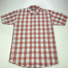 Load image into Gallery viewer, Boys Attack, checked lightweight short sleeve shirt, FUC, size 10-11,  