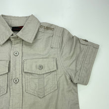 Load image into Gallery viewer, Boys Next, linen / cotton short sleeve shirt, EUC, size 4,  