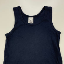 Load image into Gallery viewer, Boys Target, navy cotton singlet top, GUC, size 4-6,  