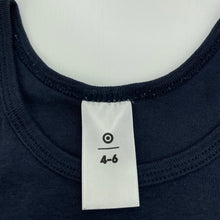 Load image into Gallery viewer, Boys Target, navy cotton singlet top, GUC, size 4-6,  