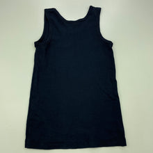 Load image into Gallery viewer, Boys Target, navy cotton singlet top, GUC, size 4-6,  