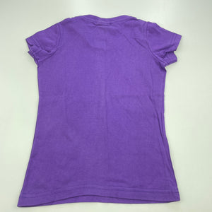 Girls Sunprints Clothing, purple cotton t-shirt / top, GUC, size 4,  
