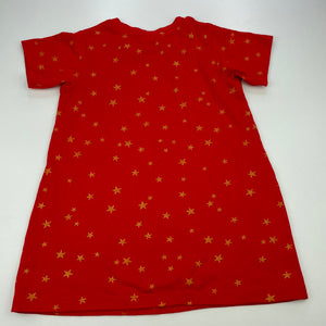 Girls B Collection, red nightie / night dress, L: 47cm, GUC, size 4,  