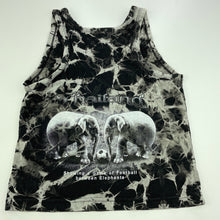 Load image into Gallery viewer, Boys HOT INC, tie dyed cotton singlet top, elephants, GUC, size 4,  