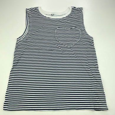Girls Clothing & Co, navy stripe cotton summer top, FUC, size 12,  