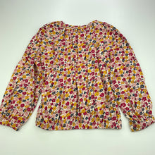 Load image into Gallery viewer, Girls Anko, stretchy floral long sleeve top, EUC, size 7,  