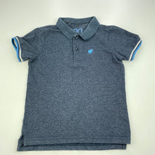 Load image into Gallery viewer, Boys Giordano Jnr, blue polo shirt / top, armpit to armpit: 31cm, EUC, size 3-4,  