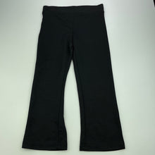 Load image into Gallery viewer, Girls K-Mart, black jazz pants, elasticated, Inside leg: 43cm, FUC, size 4,  