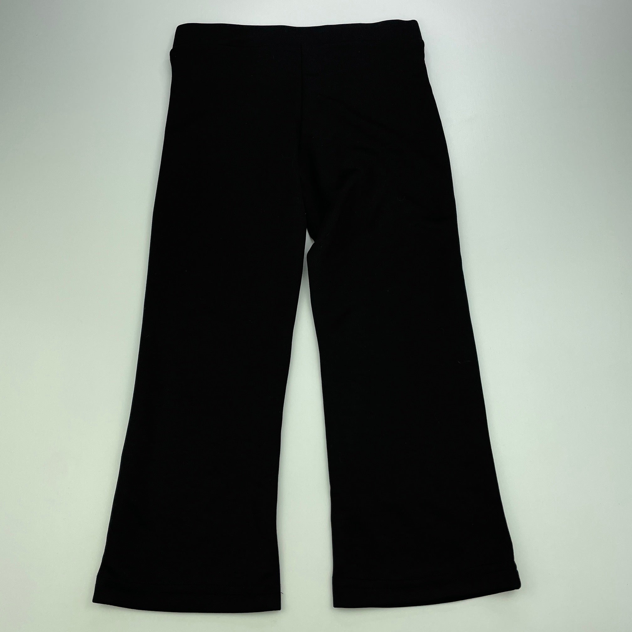 K-Mart, black jazz pants, elasticated, Inside leg: 43cm, FUC, size 4, –  DaisyChainClothing