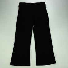 Load image into Gallery viewer, Girls K-Mart, black jazz pants, elasticated, Inside leg: 43cm, FUC, size 4,  
