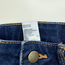 Load image into Gallery viewer, Girls Anko, blue stretch denim jeans, adjustable, Inside leg: 45cm, EUC, size 7,  