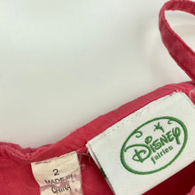 Load image into Gallery viewer, Girls Disney Fairies, Tinkerbell tiered cotton summer dress, GUC, size 2, L: 49cm