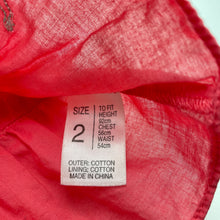 Load image into Gallery viewer, Girls Disney Fairies, Tinkerbell tiered cotton summer dress, GUC, size 2, L: 49cm