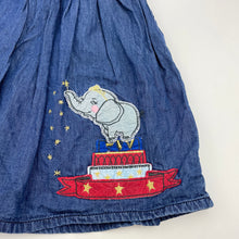 Load image into Gallery viewer, Girls BOPSTER &amp; mimi, cotton casual dress, elephant, GUC, size 0, L: 37cm