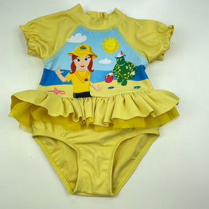 Girls The Wiggles, Emma swim one-piece, FUC, size 1,  
