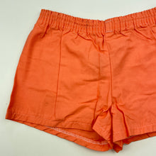 Load image into Gallery viewer, Girls coral, lightweight cotton shorts, elasticated, FUC, size 1,  