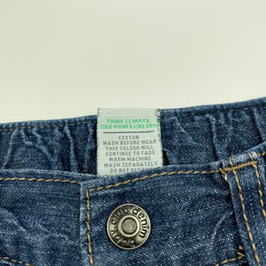 Boys Target, lightweight denim pants, elasticated, Inside leg: 23cm, GUC, size 1,  