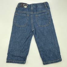 Load image into Gallery viewer, Boys Target, lightweight denim pants, elasticated, Inside leg: 23cm, GUC, size 1,  