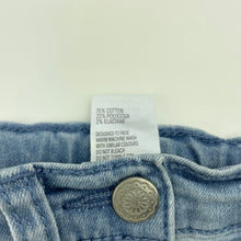 Load image into Gallery viewer, Girls Kids &amp; Co, blue stretch denim skirt, adjustable, unicorn, GUC, size 2,  