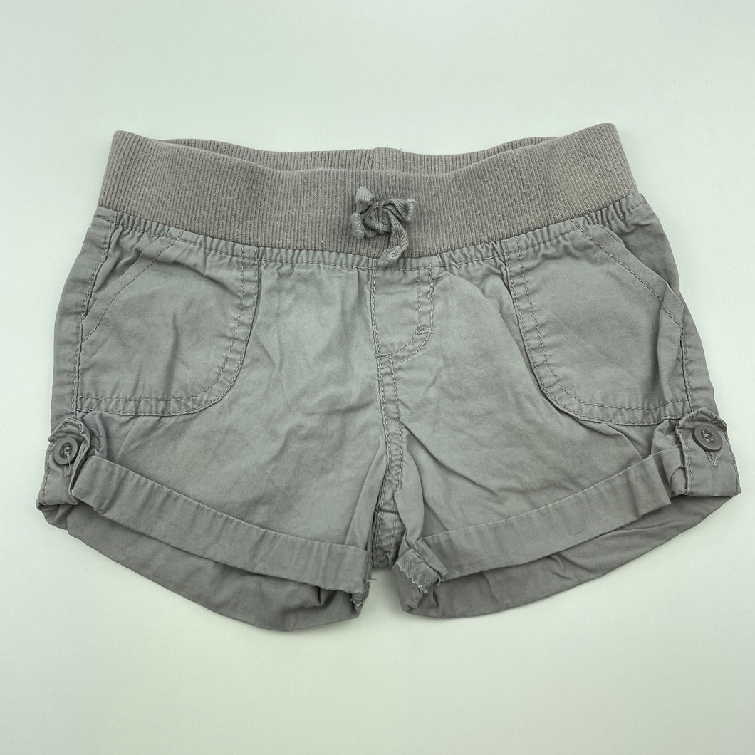 Girls H&T, lightweight cotton shorts, elasticated, GUC, size 1,  