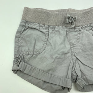 Girls H&T, lightweight cotton shorts, elasticated, GUC, size 1,  