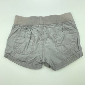 Girls H&T, lightweight cotton shorts, elasticated, GUC, size 1,  