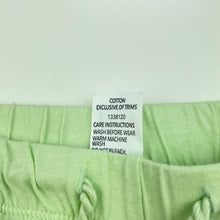 Load image into Gallery viewer, Girls Brilliant Basics, green cotton shorts, elasticated, EUC, size 12,  